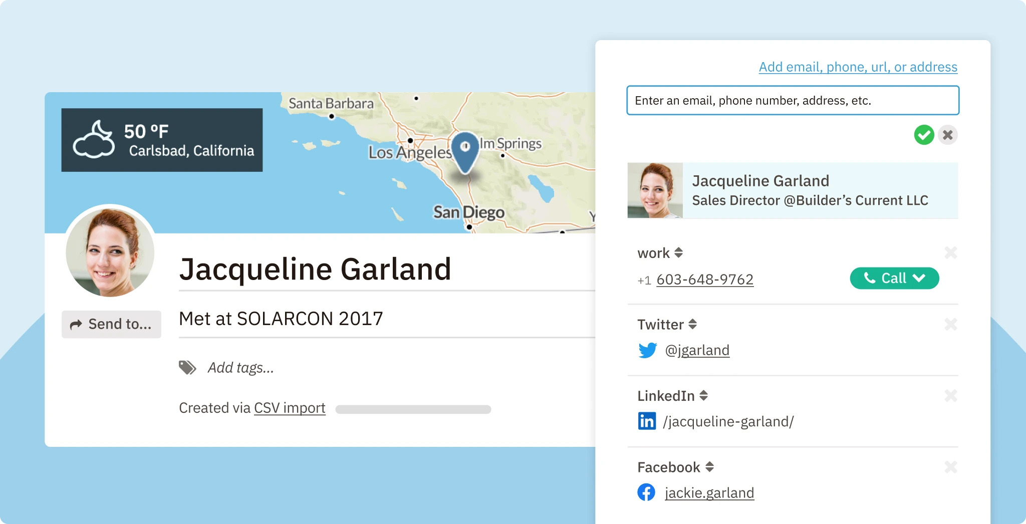 Enrich CRM Contacts